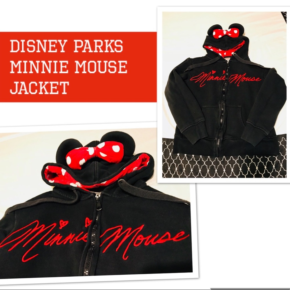 ❤️Disneyland Disney Parks Minnie Mouse Zip Jacket